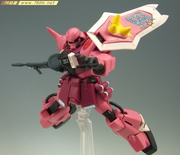 HCM-pro系列成品模型介绍 12-01 ZGMF-1000 粉红扎古勇士