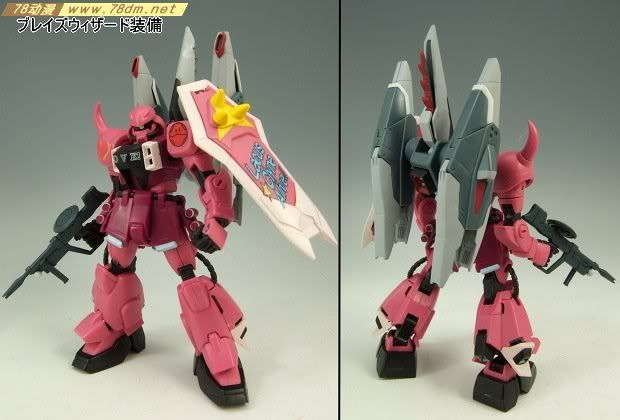 HCM-pro系列成品模型介绍 12-01 ZGMF-1000 粉红扎古勇士