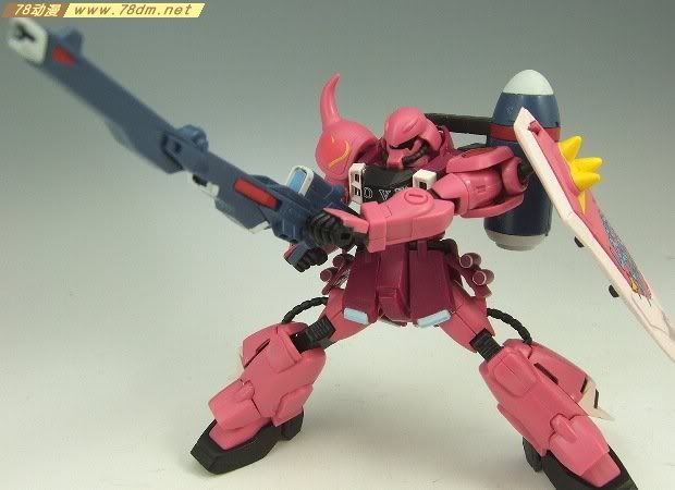 HCM-pro系列成品模型介绍 12-01 ZGMF-1000 粉红扎古勇士