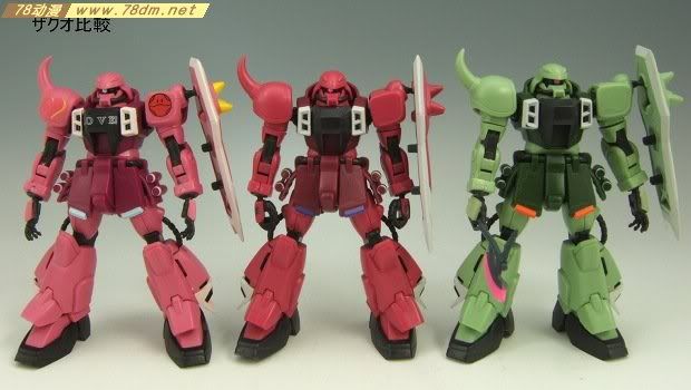 HCM-pro系列成品模型介绍 12-01 ZGMF-1000 粉红扎古勇士