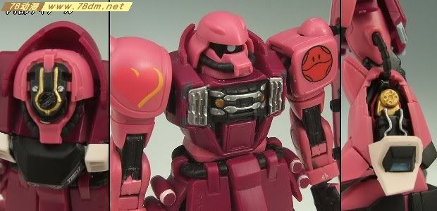 HCM-pro系列成品模型介绍 12-01 ZGMF-1000 粉红扎古勇士