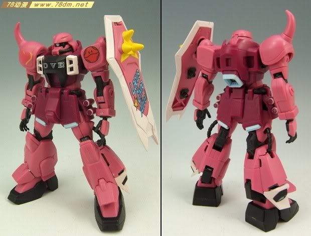 HCM-pro系列成品模型介绍 12-01 ZGMF-1000 粉红扎古勇士
