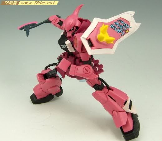 HCM-pro系列成品模型介绍 12-01 ZGMF-1000 粉红扎古勇士