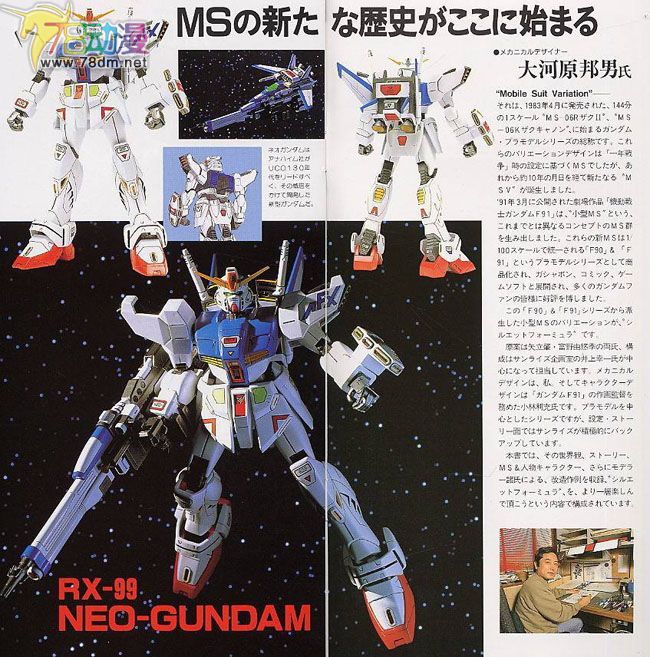 HG 高达F90/F91系列模型介绍 Neo Gundam