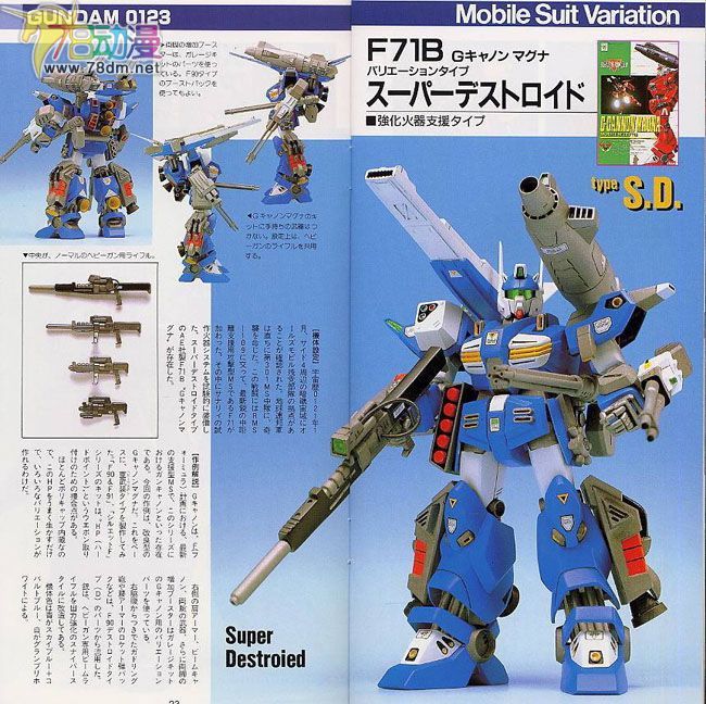 HG 高达F90/F91系列模型介绍 Neo Gundam