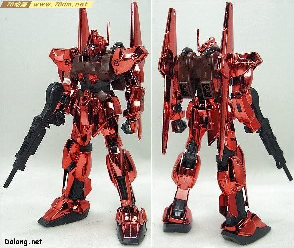 HGUC高达模型  MSN-00100 Hyaku-Shiki Red Metallic Version 百式红色金属版