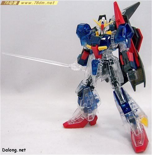 HGUC高达模型  MSZ-006 Zeta Gundam Clear Version Z高达透明版
