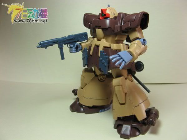 hguc系列高达模型介绍 ms-09f domtropen sand brown 热带型大魔沙漠