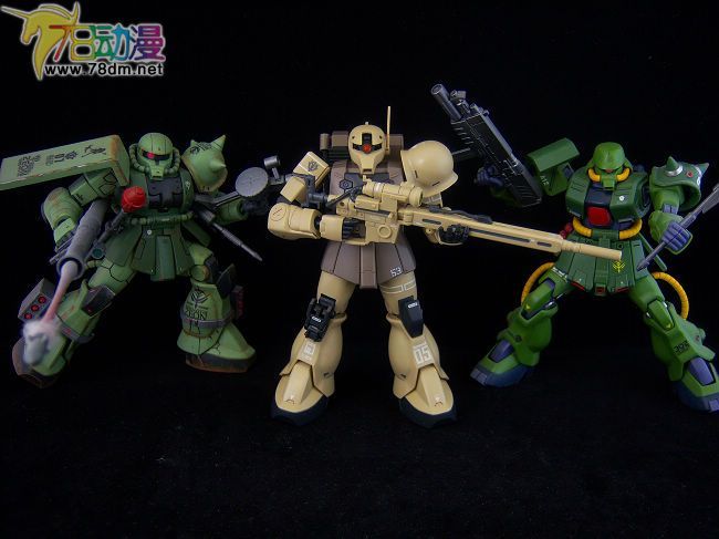 HGUC高达模型  MS-05L Zaku I Sniper Type 扎古Ⅰ狙击模式