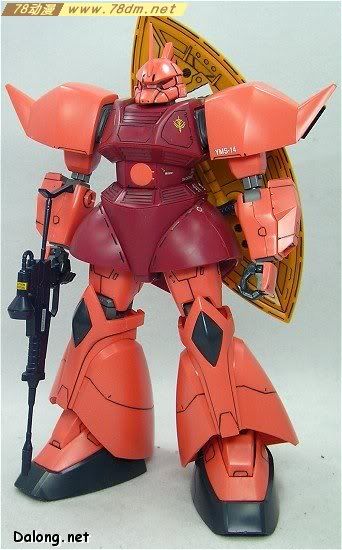 MG高达模型 MG08 MS-14S 夏亚专用勇士