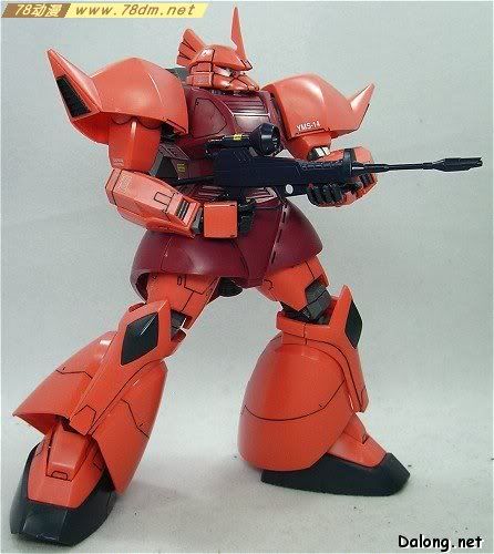 MG高达模型 MG08 MS-14S 夏亚专用勇士