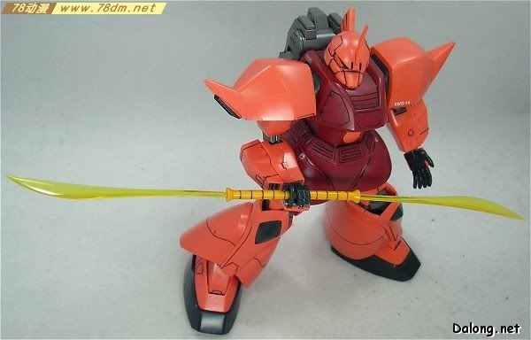 MG高达模型 MG08 MS-14S 夏亚专用勇士