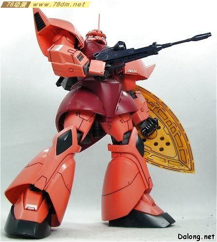 MG高达模型 MG08 MS-14S 夏亚专用勇士