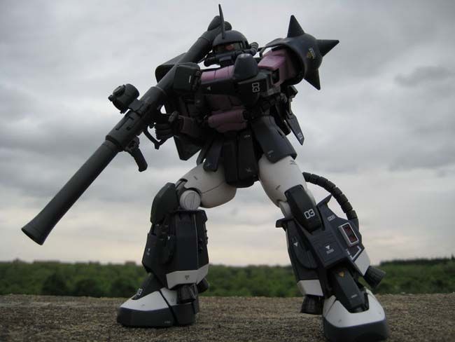 MG高达模型 MG103 MS-06R-1A 黑色三连星专用扎古II 2.0版