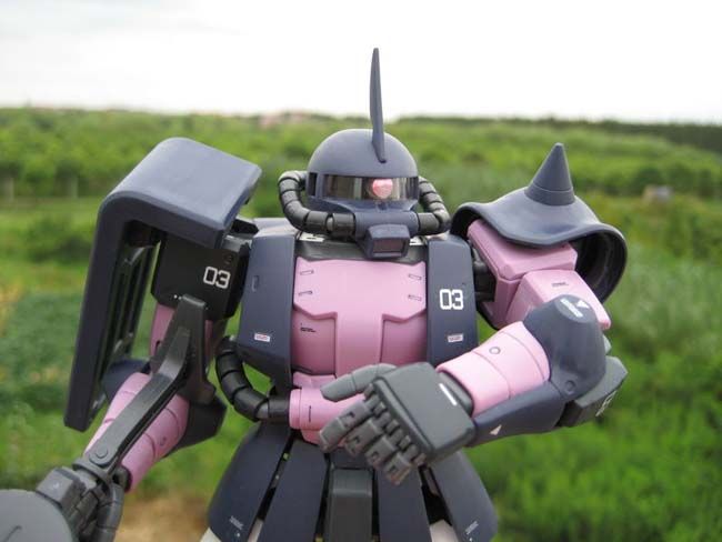 MG高达模型 MG103 MS-06R-1A 黑色三连星专用扎古II 2.0版