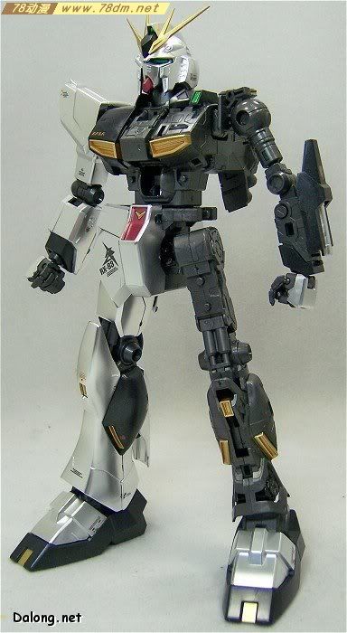MG高达模型 RX-93 υ Gundam Metalic Coating Version ν高达金属涂装版