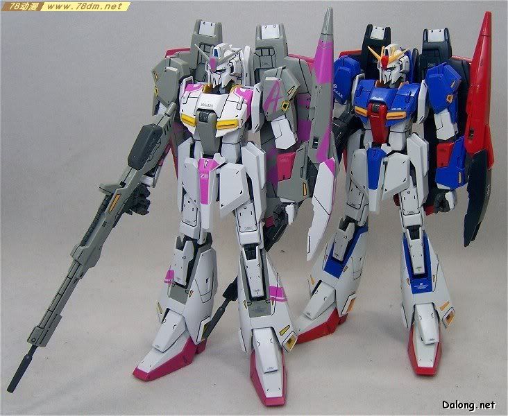 MG高达模型 MSZ-006-3 Zeta Gundam White Unicorn Color Z高达白色独角兽涂装