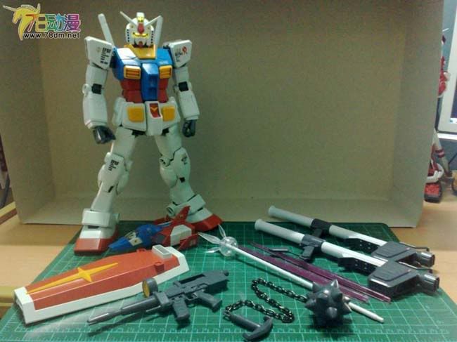 PG系列高达模型介绍 RX-78-2高达动画配色