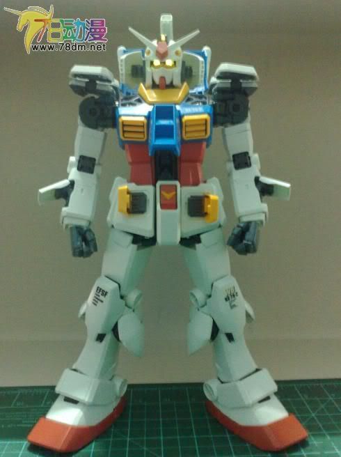 PG系列高达模型介绍 RX-78-2高达动画配色