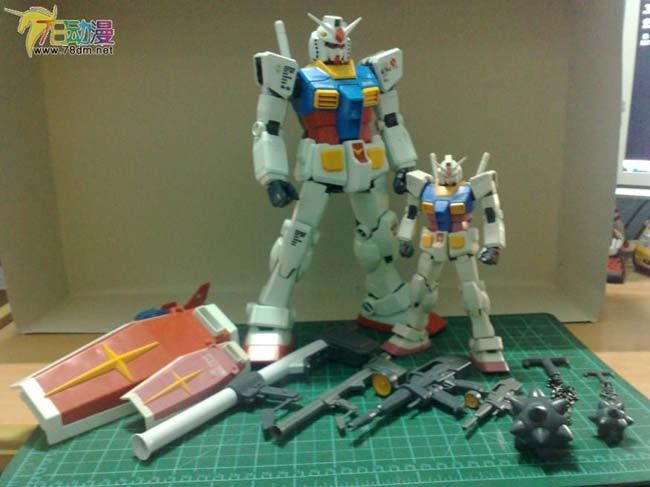 PG系列高达模型介绍 RX-78-2高达动画配色