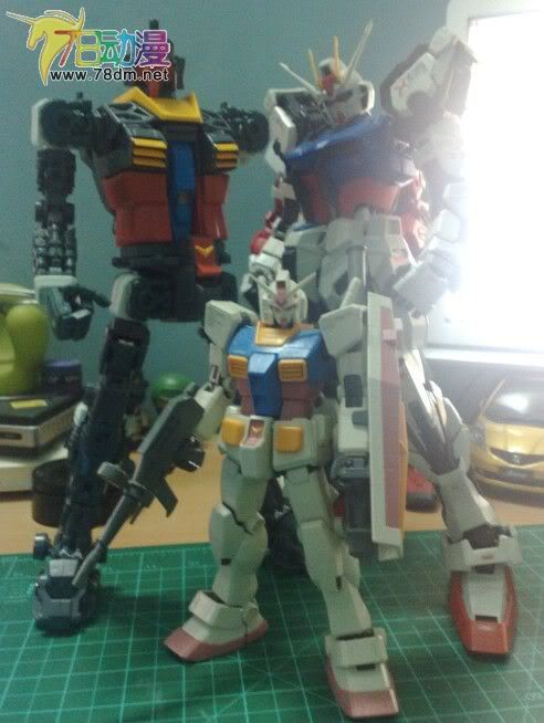 PG系列高达模型介绍 RX-78-2高达动画配色