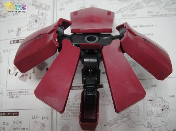 PG系列高达模型 Zaku II (Char's)  夏亚专用扎古II