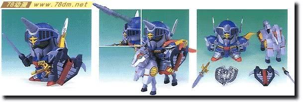 SD高达系列模型 BB战士系列 機兵傳说 聖龍騎士Zeta Gundamm