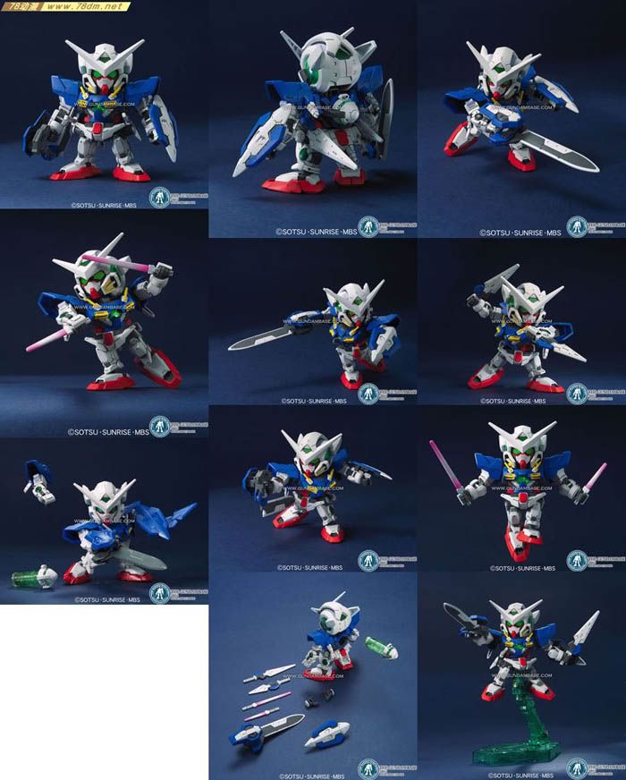 SD高达系列模型 BB战士系列 Gundam Exia 能天使