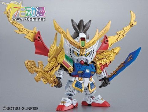 SD Gundam 三国伝系列 真 龍装 劉備Gundam