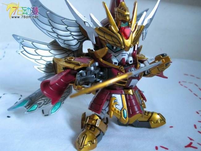 sd gundam 三国伝系列 真 红莲装 曹操gundam 绝影