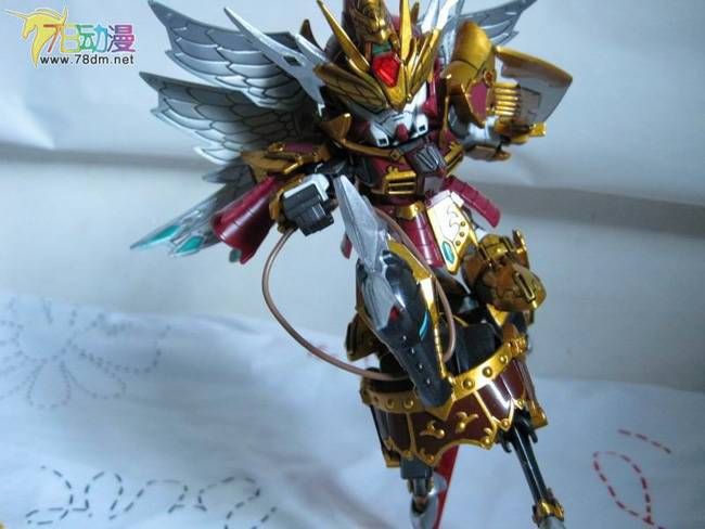 sd gundam 三国伝系列 真 红莲装 曹操gundam 绝影