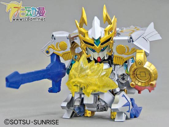 SD Gundam 三国伝系列 真 猛虎装 孫権Gundam天玉鎧