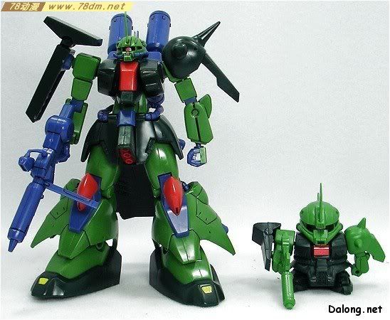 SD高达系列模型 SDGG系列 AMX-011S 扎古Ⅲ改