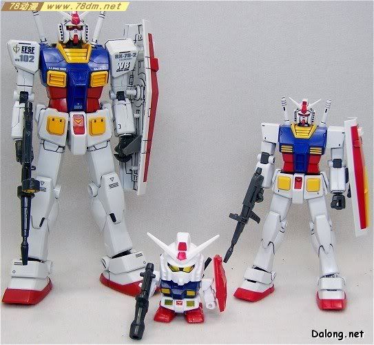 SD高达系列模型 SDGG系列 RX-78-2 高达G装甲