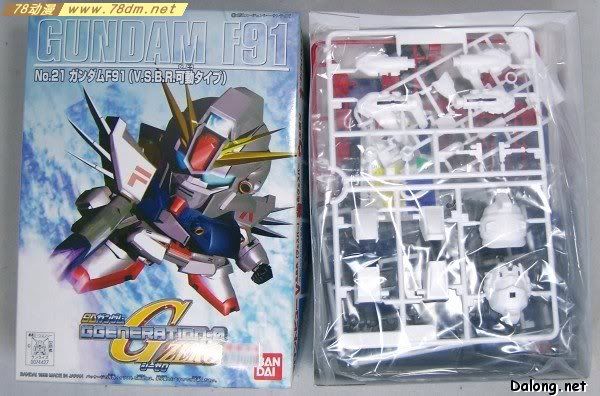SD高达系列模型 SDGG系列 F91 高达