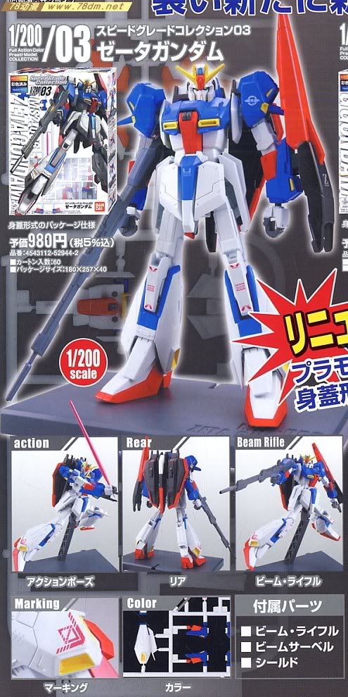 SGC系列高达模型介绍 MSZ-006 Z高达
