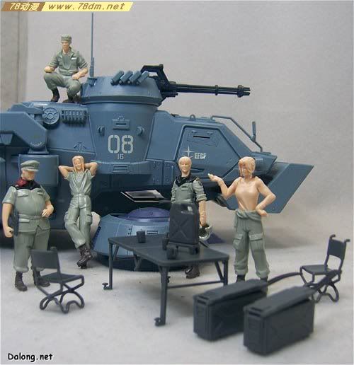 U.C.HG系列高达模型介绍 E.F.G.F MS[G] Platton Briefig set E.F.G.F.MS搜索车