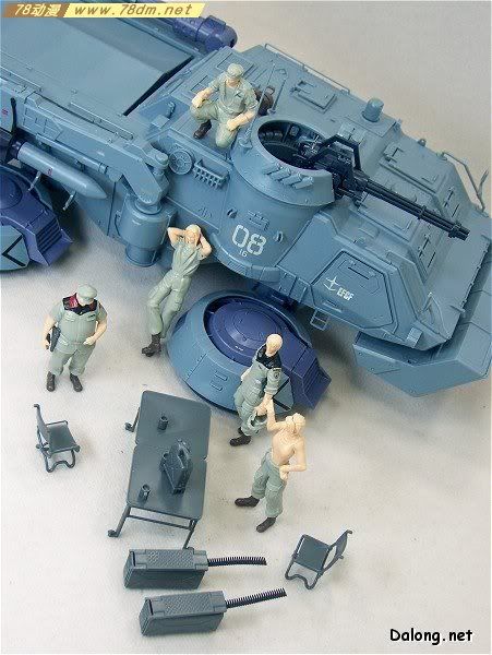 U.C.HG系列高达模型介绍 E.F.G.F MS[G] Platton Briefig set E.F.G.F.MS搜索车