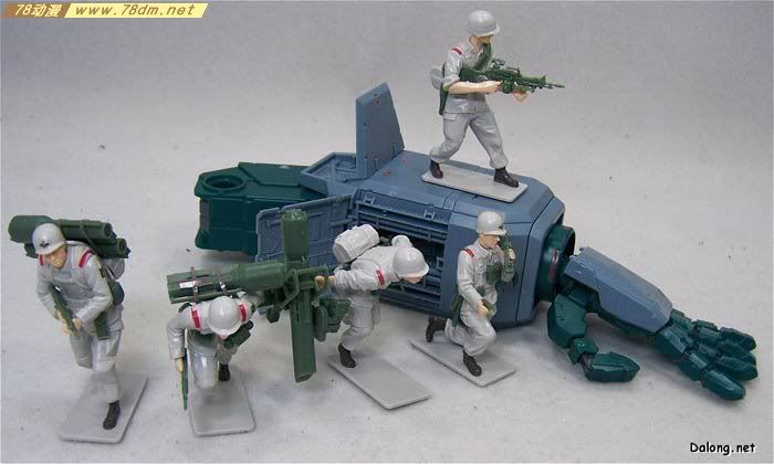 U.C.HG系列高达模型介绍 E.F.G.F Anti MS Squad set 地球联邦军反MS特种兵小队