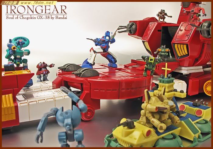 超合金魂系列玩具 GX-38 可变战舰IRONGEAR