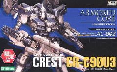 装甲核心模型 AC-002 Crest CR-90U3 蓝色电镀限定