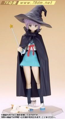 FIGMA可动人偶系列玩具 015 长门有希 邪恶魔法使ver