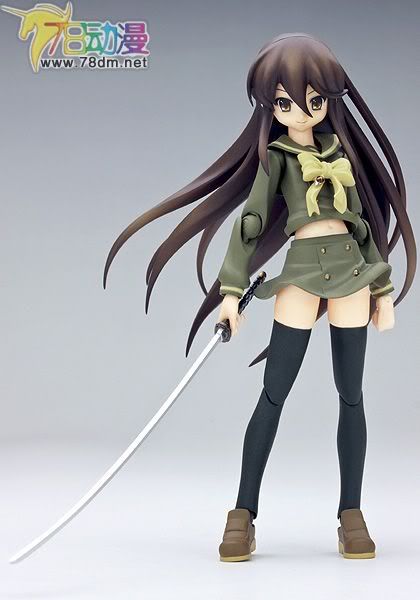 FIGMA可动人偶系列玩具 EX002 灼眼的夏娜 黑发版