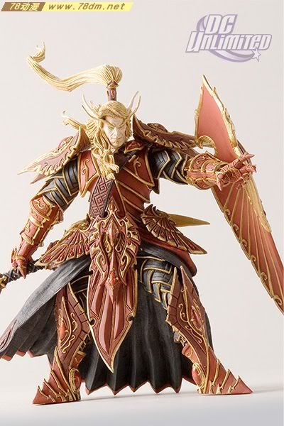 魔兽世界周边专区 魔兽世界人偶 魔兽世界手办 DC漫画 第三代 血精灵圣骑士QUIN'THALAN