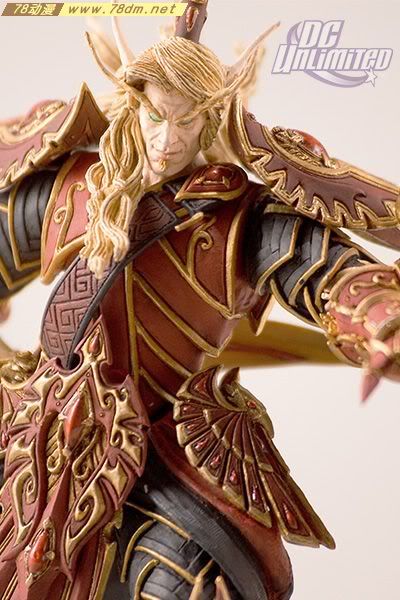 魔兽世界周边专区 魔兽世界人偶 魔兽世界手办 DC漫画 第三代 血精灵圣骑士QUIN'THALAN