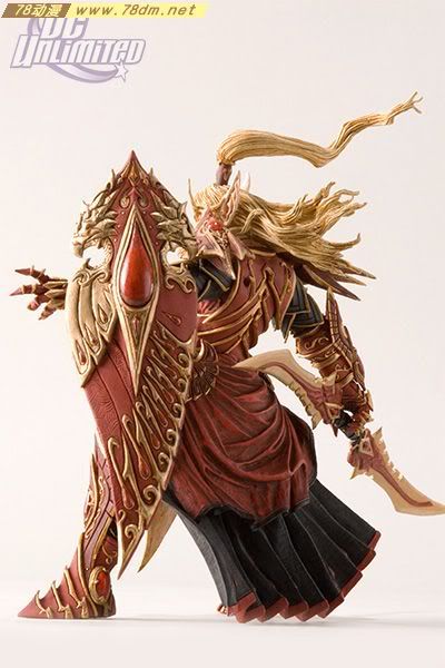 魔兽世界周边专区 魔兽世界人偶 魔兽世界手办 DC漫画 第三代 血精灵圣骑士QUIN'THALAN