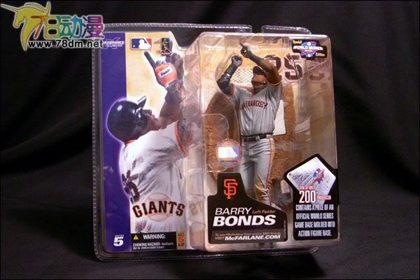 麦克法兰系列玩具 MLB职业棒球系列 WORLD SERIES 2002: BARRY BONDS