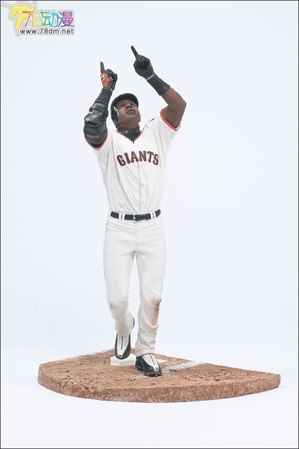 麦克法兰系列玩具 MLB职业棒球系列 12-INCH BARRY BONDS 2 (WHITE UNIFORM)