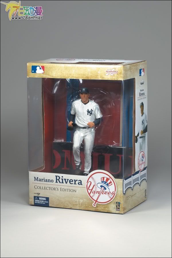 麦克法兰系列玩具 MLB职业棒球系列 MARIANO RIVERA COLLECTOR'S EDITION