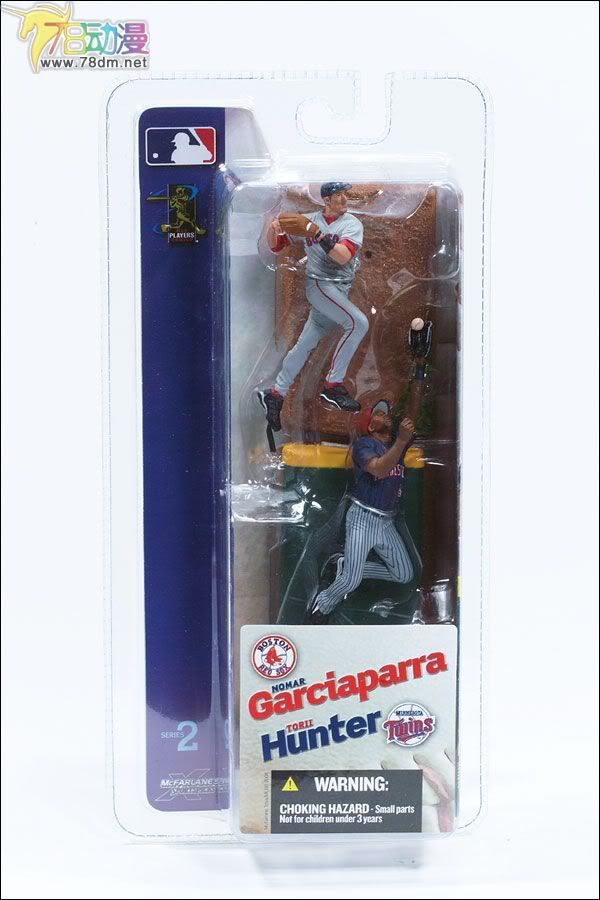 麦克法兰系列玩具 MLB职业棒球系列 3寸 MLB 第2代 NOMAR GARCIAPARRA/TORII HUNTER